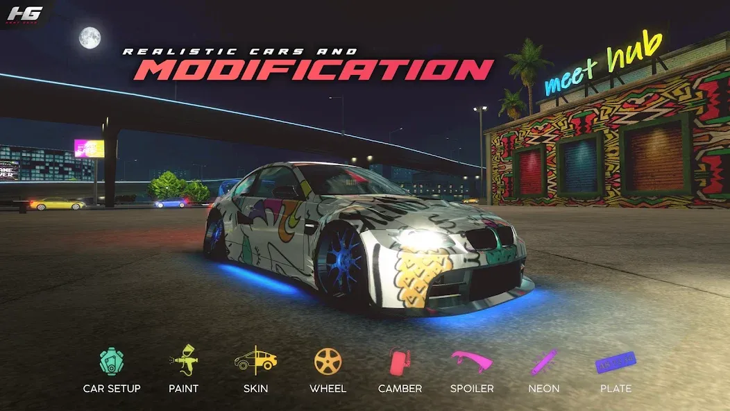 Heat Gear - Race & Drift World (Мод Безлимитные деньги и топливо) — скриншот 4