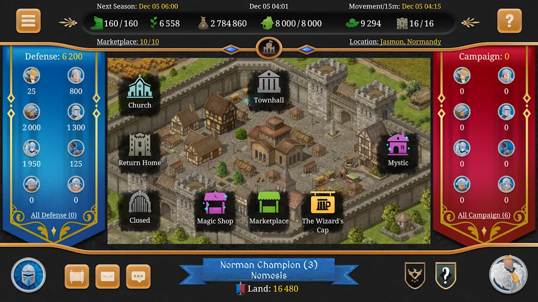 Скачать Conquest! на телефон — Безлимитные ресурсы и войска — скриншот 2
