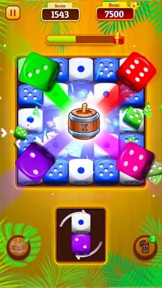Dice Merge: Dice Mania Game MOD — Безлимитные деньги и все уровни на Андроид — скриншот 2