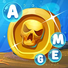 Скачать Gold for words: anagram games с модом — Много золота и подсказок