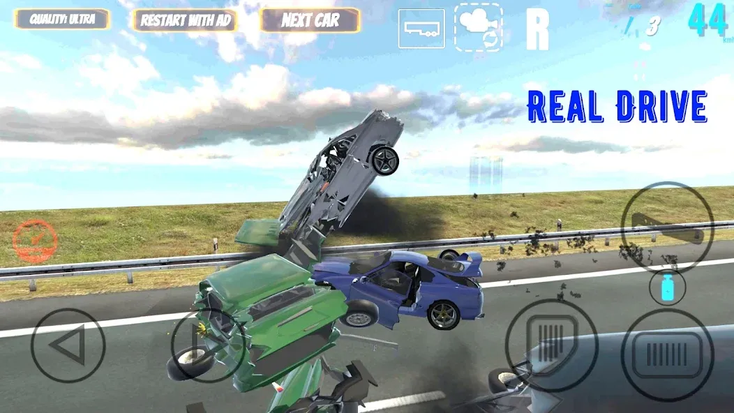 Скачать взлом Real Drive на Андроид — Безлимитные деньги и все машины — скриншот 3