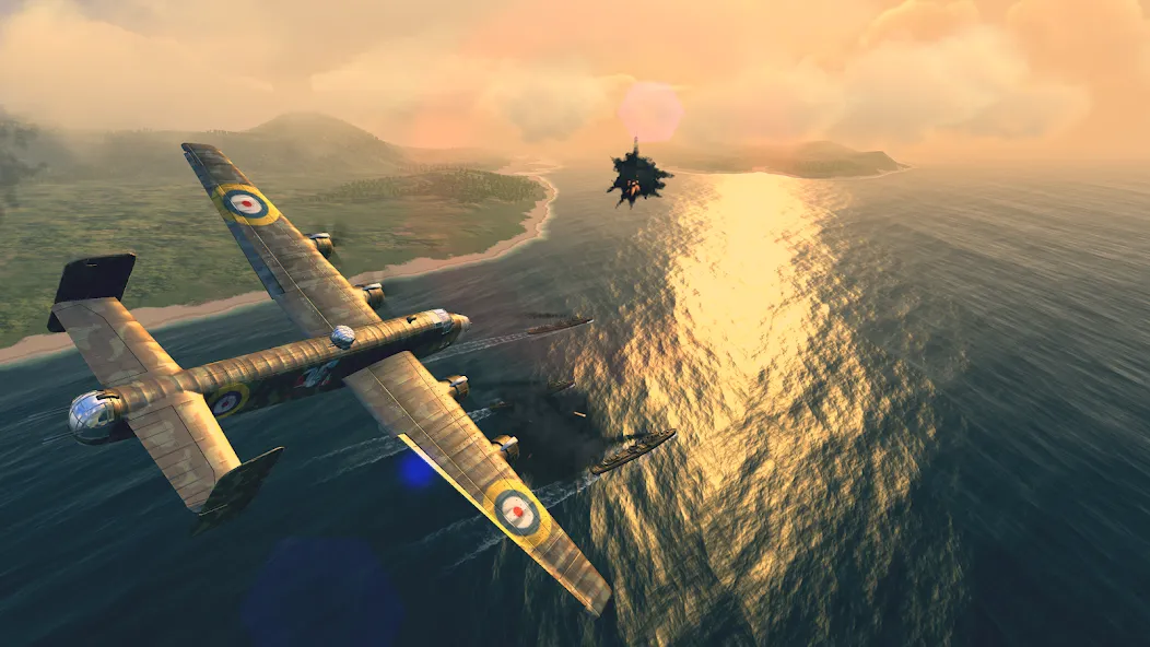 Warplanes: WW2 Dogfight Mod APK Безлимитные деньги и топливо — Скачать на Андроид — скриншот 3