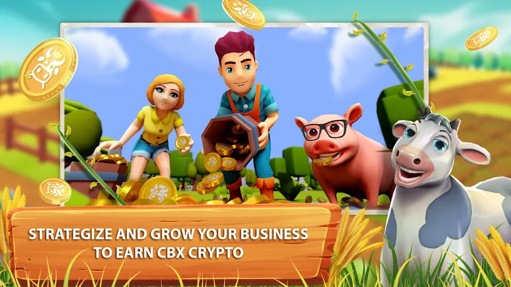 Скачать CropBytes: A Crypto Farm Game (Мод: Безлимитные ресурсы и криптовалюта) на Андроид — скриншот 2