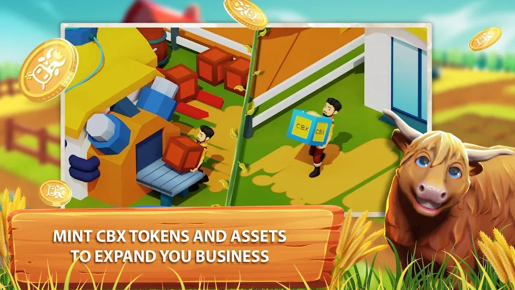 Скачать CropBytes: A Crypto Farm Game (Мод: Безлимитные ресурсы и криптовалюта) на Андроид — скриншот 3