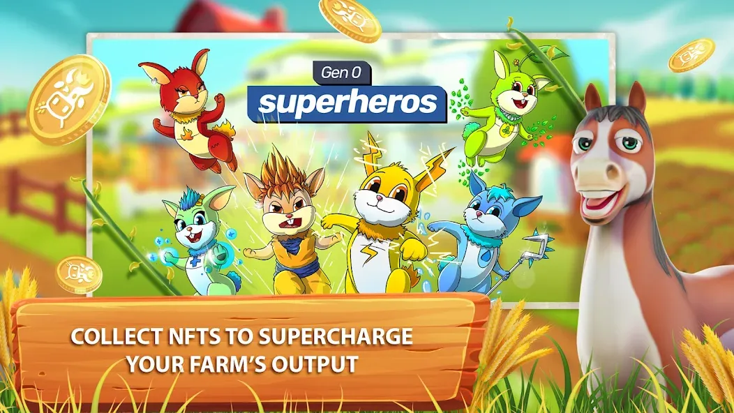 Скачать CropBytes: A Crypto Farm Game (Мод: Безлимитные ресурсы и криптовалюта) на Андроид — скриншот 5