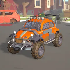 Скачать Zombie Cars Crush: Racing Die (Мод: Безлимитные деньги и топливо) на Андроид
