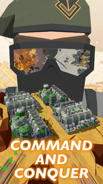 Скачать Attack on Command - RTS Games — Последняя версия (Безлимитные ресурсы и ускоренное строительство) — скриншот 5