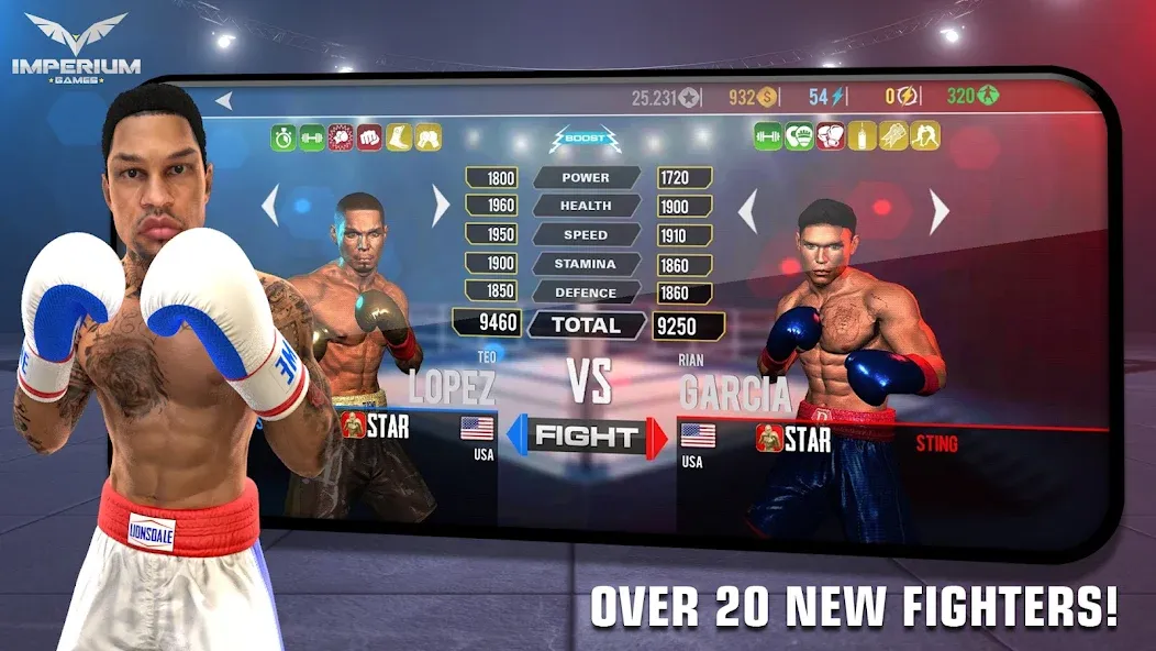 Скачать Boxing - Fighting Clash — Модификация Безлимитные деньги и энергия — скриншот 4