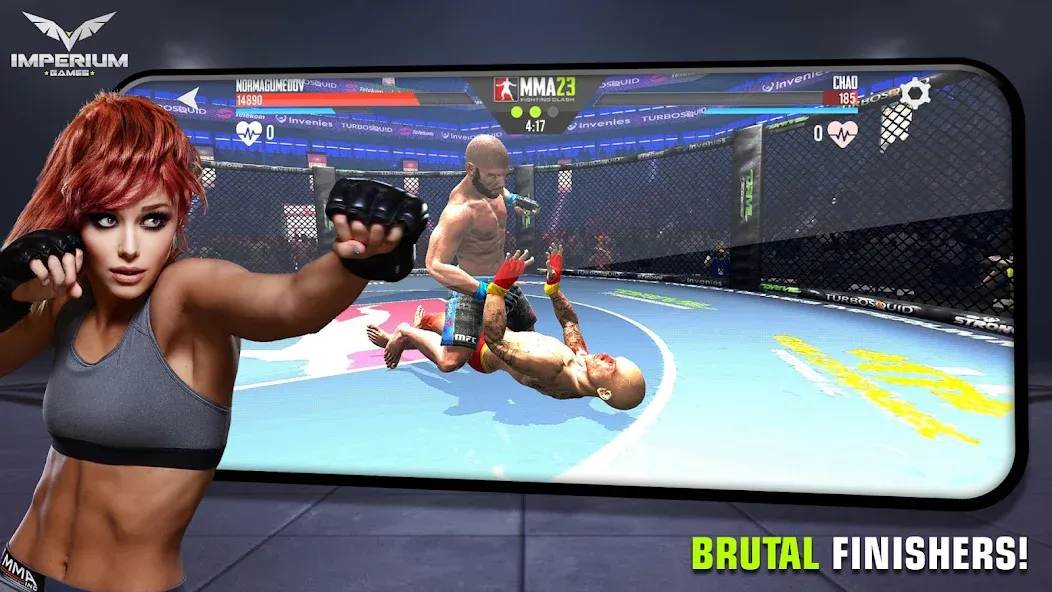 MMA - Fighting Clash 23 — Безлимитные деньги и энергия — скриншот 2 MMA - Fighting Clash 23 — Безлимитные деньги и энергия — скриншот 2