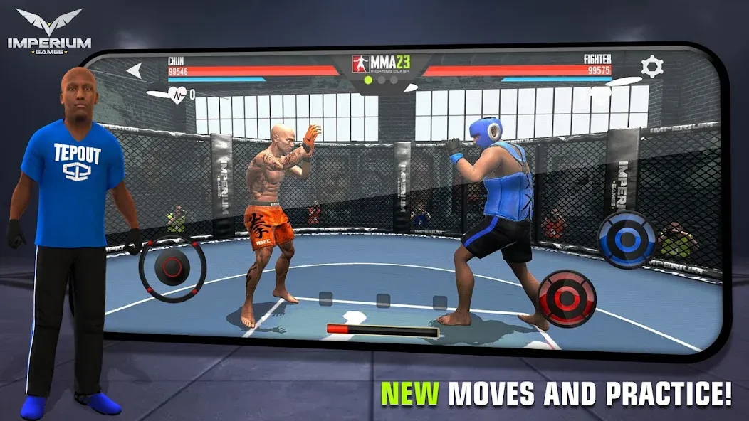 MMA - Fighting Clash 23 — Безлимитные деньги и энергия — скриншот 3 MMA - Fighting Clash 23 — Безлимитные деньги и энергия — скриншот 3