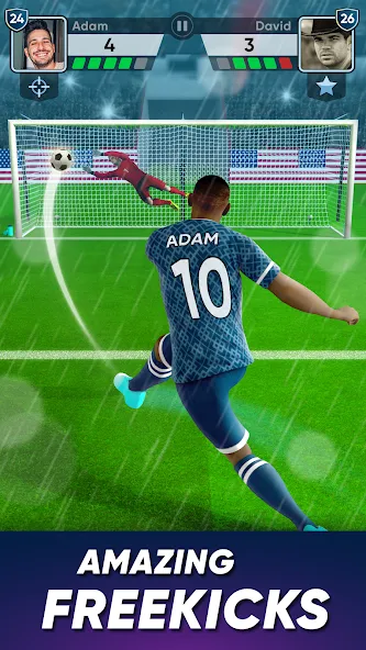 Скачать SOCCER Kicks - Stars Strike 24 — Последняя версия (Безлимитные монеты и все игроки) — скриншот 2 Скачать SOCCER Kicks - Stars Strike 24 — Последняя версия (Безлимитные монеты и все игроки) — скриншот 2
