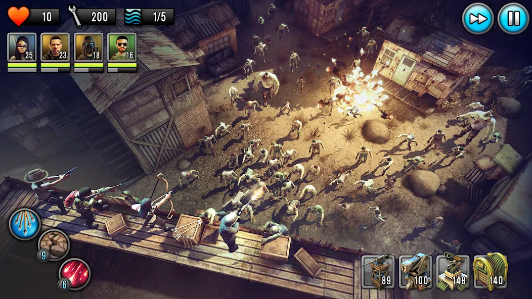 Last Hope TD - Tower Defense — Взломанная версия (Безлимитные деньги и усиленные башни) — скриншот 1