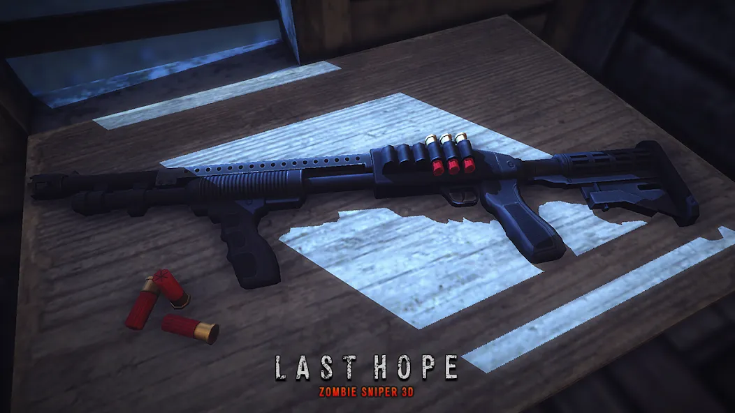 Last Hope - Zombie Sniper 3D MOD APK на Android — Безлимитные патроны и улучшенное оружие — скриншот 2