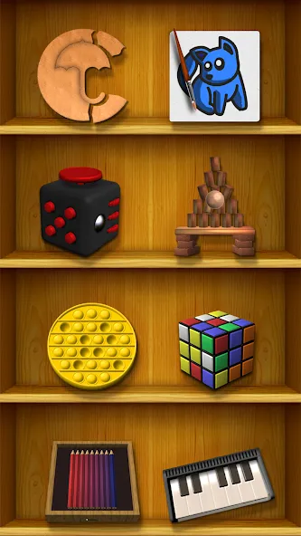 Antistress - relaxation toys MOD — Разблокированы все игрушки на Андроид — скриншот 1