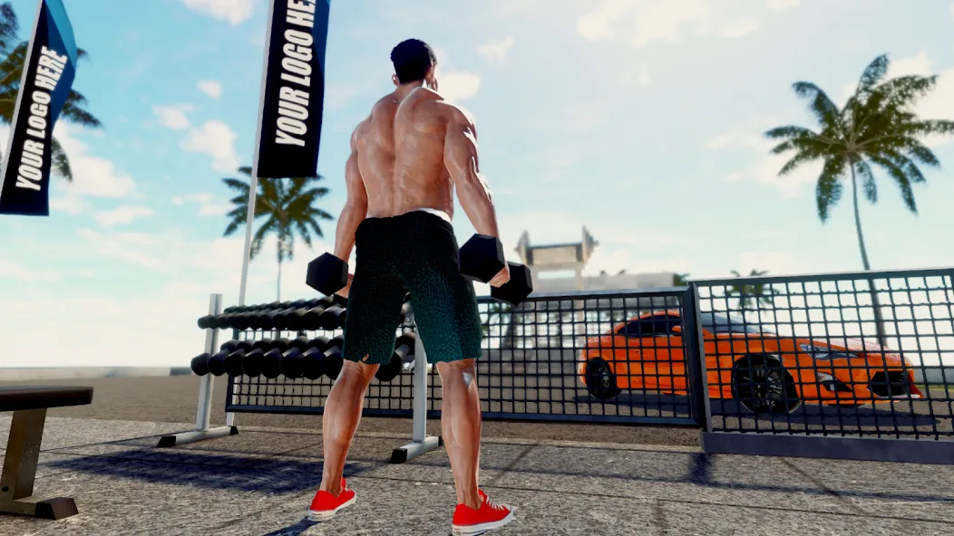 Iron Muscle IV - GYM simulator — Мод: Безлимитные деньги и энергия — скриншот 2