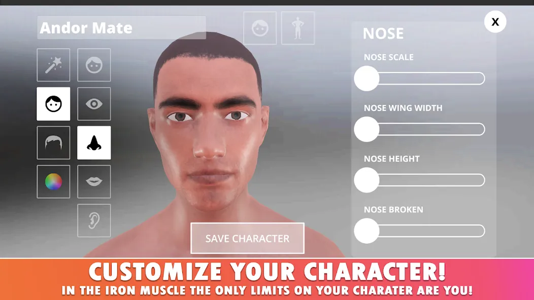 Iron Muscle IV - GYM simulator — Мод: Безлимитные деньги и энергия — скриншот 5