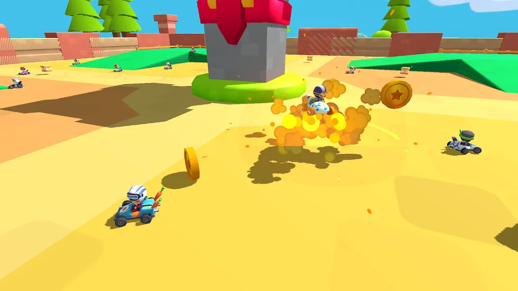 Взломанная Kart Royale! на Андроид — Безлимитные монеты и все карты — скриншот 3