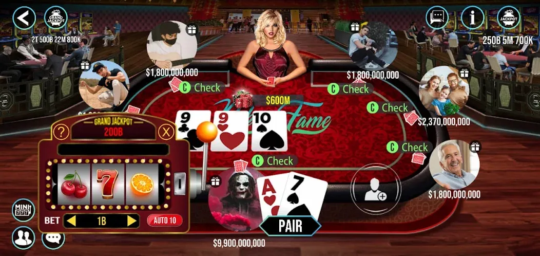 POKER FAME Mod APK Безлимитные монеты и фишки — Скачать на Андроид — скриншот 3