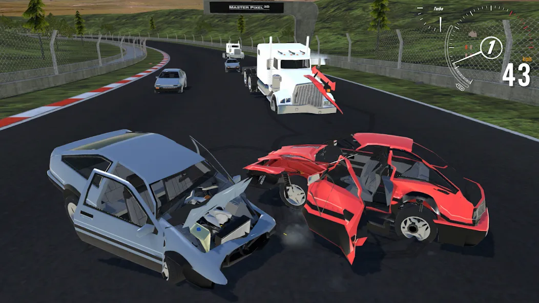 Скачать Destructive Car Race Generator MOD APK — Разрушительные гонки на выживание — скриншот 1 Скачать Destructive Car Race Generator MOD APK — Разрушительные гонки на выживание — скриншот 1