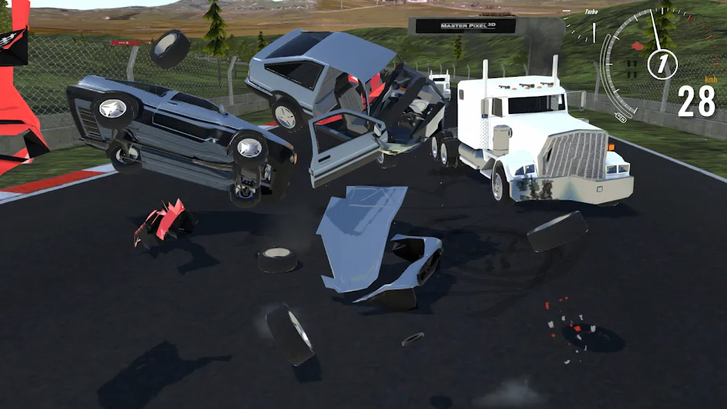 Скачать Destructive Car Race Generator MOD APK — Разрушительные гонки на выживание — скриншот 2 Скачать Destructive Car Race Generator MOD APK — Разрушительные гонки на выживание — скриншот 2