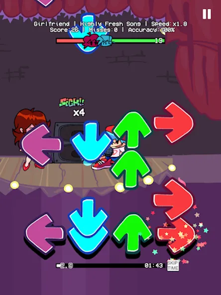 GF Heartbreaker Funk Battle — Новые песни и сложные баттлы — скриншот 5 GF Heartbreaker Funk Battle — Новые песни и сложные баттлы — скриншот 5
