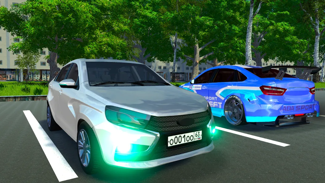 Lada - Russian Car Driving — Взломанная версия (Русские машины и открытые трассы) — скриншот 1 Lada - Russian Car Driving — Взломанная версия (Русские машины и открытые трассы) — скриншот 1