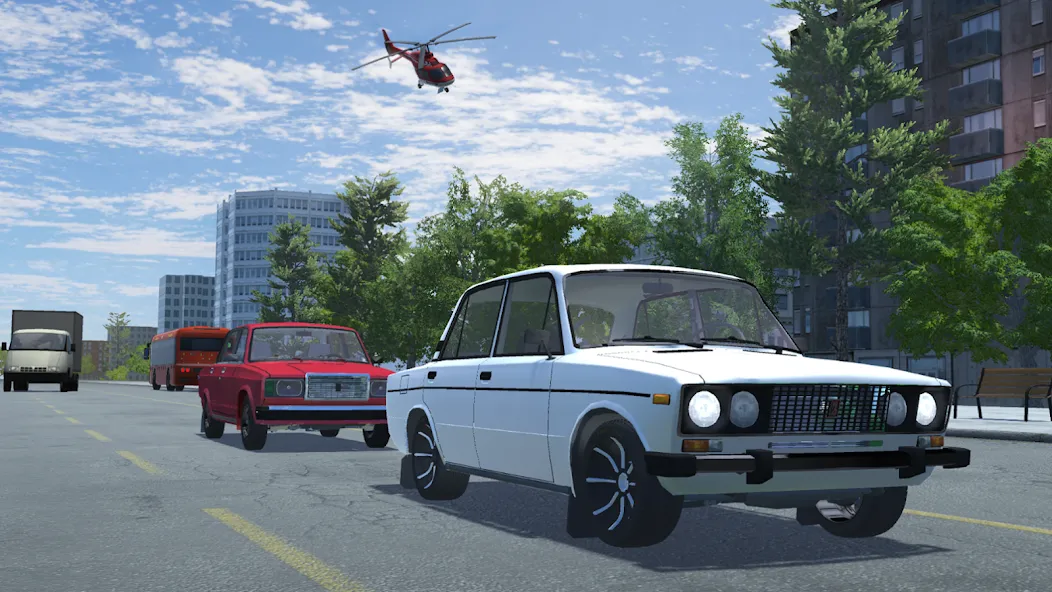 Скачать Russian Car Lada 3D на телефон — Безлимитные деньги и топливо — скриншот 3
