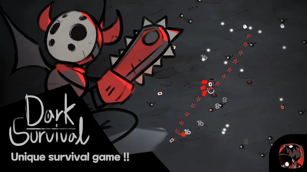 Dark Survival — Взломанная версия (Безлимитные ресурсы и мощное оружие) — скриншот 1