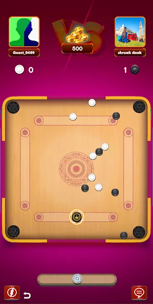 Скачать Carrom Board Clash : Pool game на Андроид — Безлимитные монеты и все уровни открыты — скриншот 3