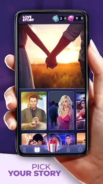 Love Story ® Romance Games (Мод Безлимитные бриллианты и все выборы открыты) — скриншот 4 Love Story ® Romance Games (Мод Безлимитные бриллианты и все выборы открыты) — скриншот 4