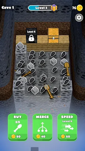 Bounce Miner — Взломанная версия (Без рекламы и бесконечная энергия) — скриншот 4 Bounce Miner — Взломанная версия (Без рекламы и бесконечная энергия) — скриншот 4