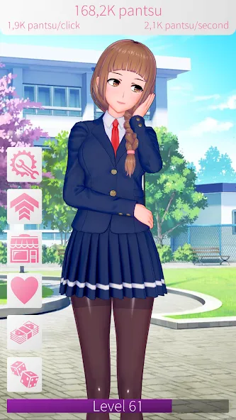 Скачать WAIFU CLICKER Sexy Anime Girls на Андроид — Безлимитные монеты и открытые девушки — скриншот 1
