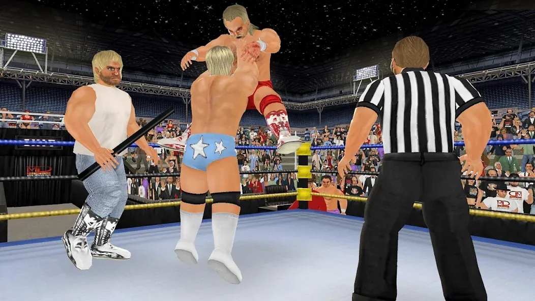 Взлом Wrestling Empire — Безлимитные деньги и открыты все возможности — скриншот 2