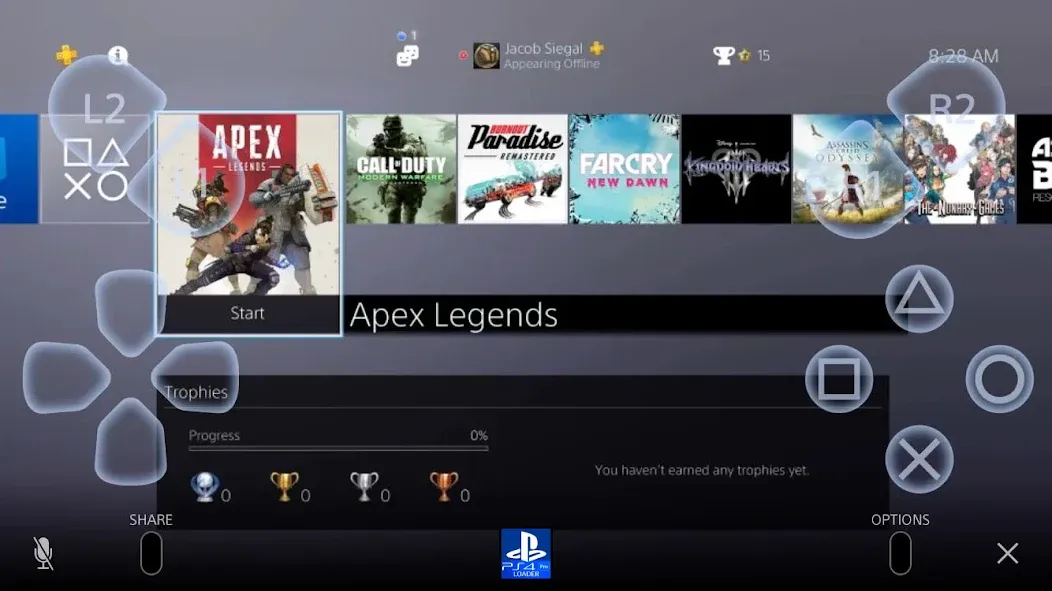PS4 Pro Loader LITE MOD — Быстрая загрузка игр и приложений на Андроид — скриншот 1