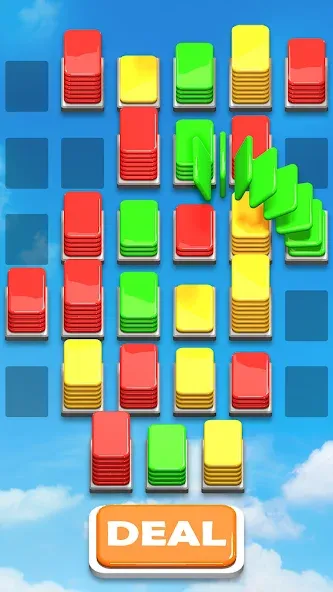 Скачать взломанную Card Shuffle Sort — Без рекламы и все уровни открыты — скриншот 3
