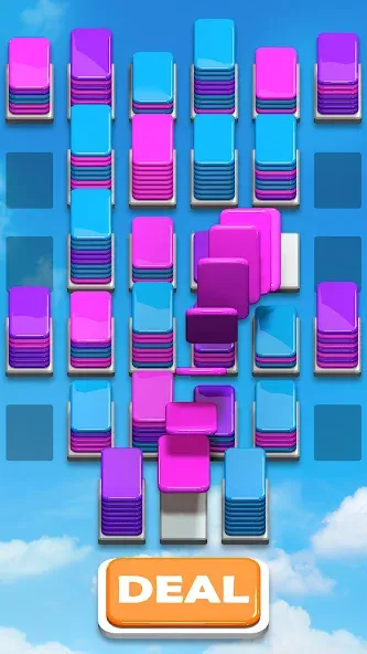 Скачать взломанную Card Shuffle Sort — Без рекламы и все уровни открыты — скриншот 4