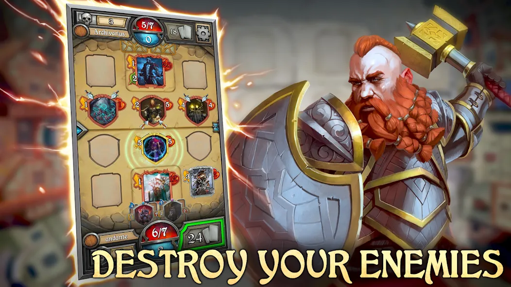Скачать Echo of Combats: CCG (Мод: Безлимитная энергия и открытые карты) на Андроид — скриншот 2