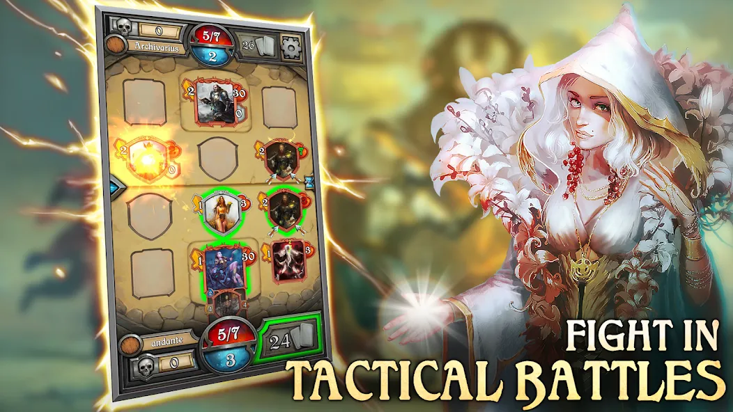Скачать Echo of Combats: CCG (Мод: Безлимитная энергия и открытые карты) на Андроид — скриншот 5