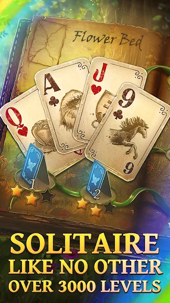 Solitaire Fairytale на Андроид — Мод Безлимитные монеты и открыты все уровни — скриншот 1