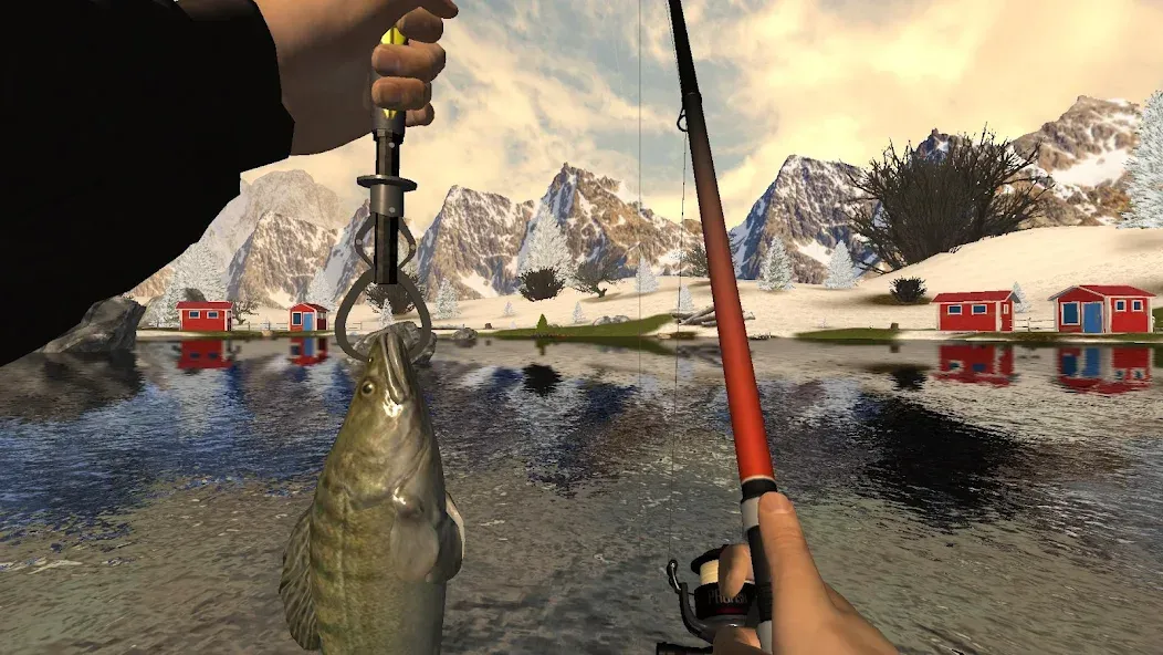 Professional Fishing на Андроид — Мод Безлимитные деньги и премиум снасти — скриншот 2