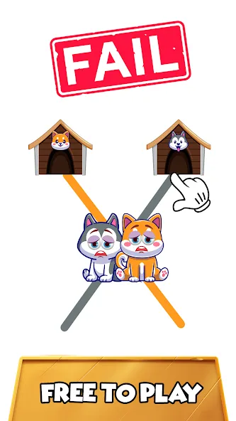 Dog rush: Draw to save games Mod APK Много денег и все уровни открыты — Скачать на Андроид — скриншот 1 Dog rush: Draw to save games Mod APK Много денег и все уровни открыты — Скачать на Андроид — скриншот 1