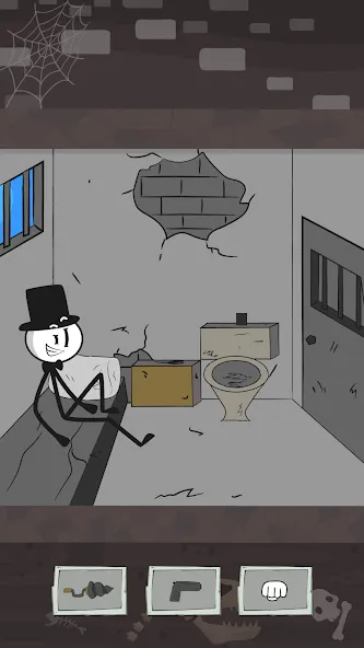 Prison Break: Stick Story на Андроид — Мод Безлимитные деньги и открыты все уровни — скриншот 1