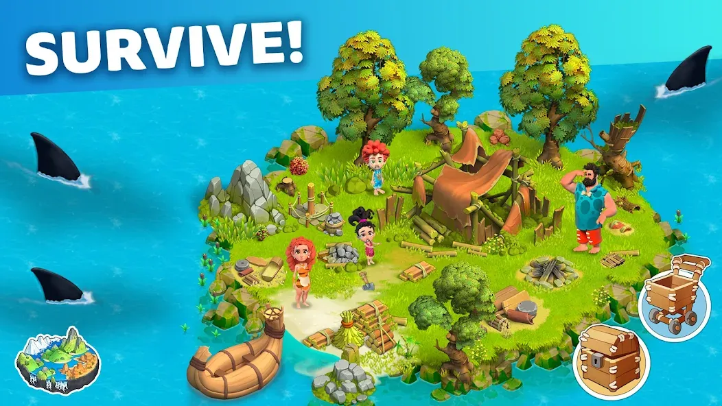 Скачать Family Island™ — Farming game — Последняя версия (Безлимитные деньги и ресурсы) — скриншот 2