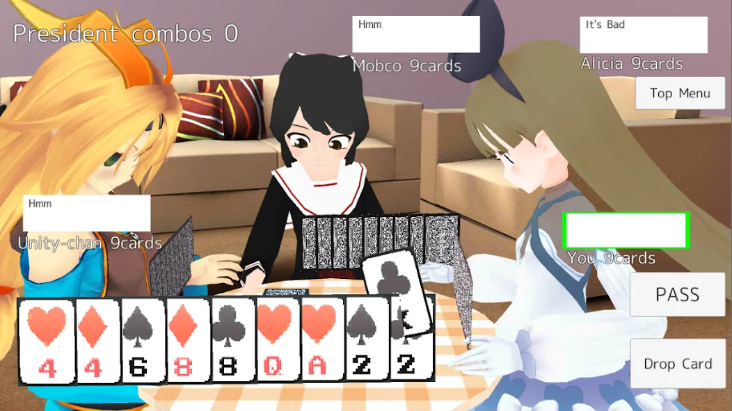 Скачать President Card Game с модом — Без рекламы и много денег — скриншот 1