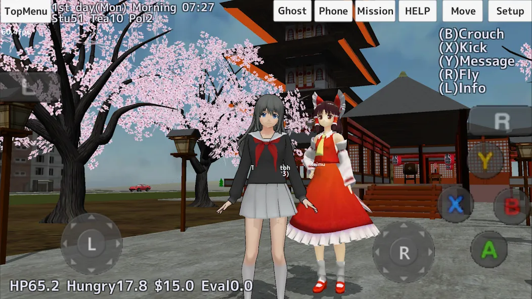 Скачать School Girls Simulator с модом — Много денег и все открыто — скриншот 2