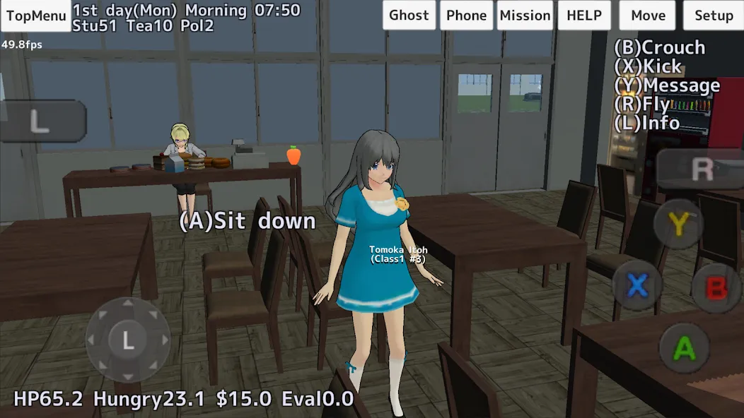 Скачать School Girls Simulator с модом — Много денег и все открыто — скриншот 5