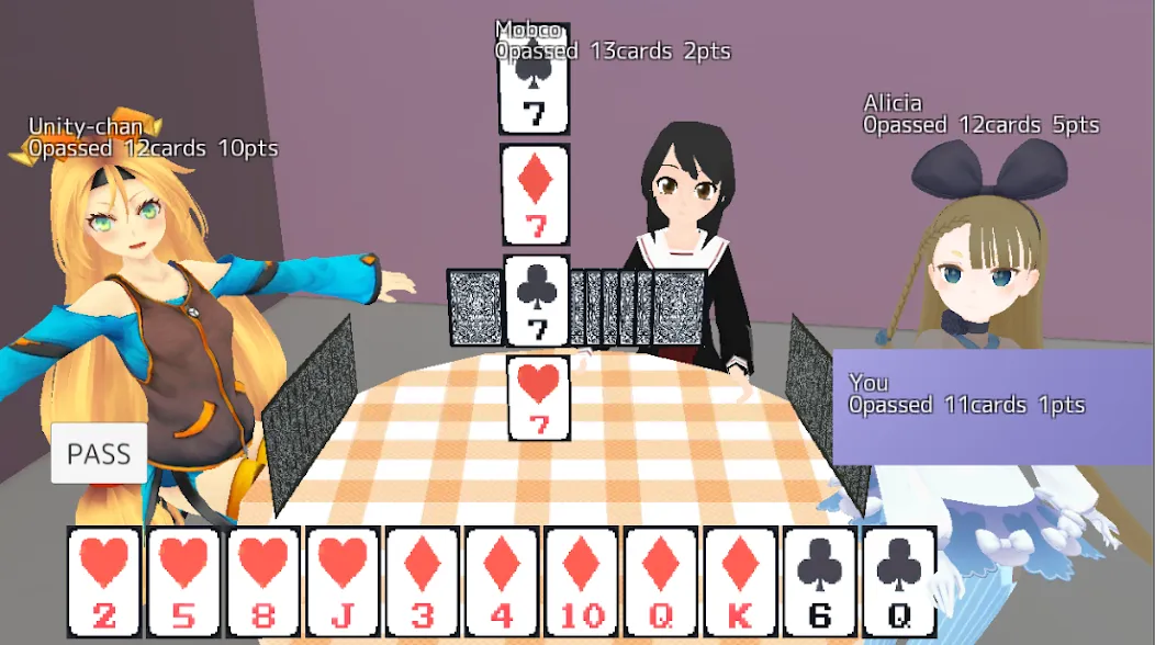 Взломанная Sevens card game на Андроид — Безлимитные монеты и все уровни открыты — скриншот 2