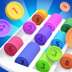 Скачать взлом Coin Sort на Андроид — Безлимитные монеты и открыты все уровни
