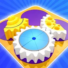 Скачать Gear Sort Puzzle (Мод: Безлимитные подсказки и все уровни открыты) на Андроид
