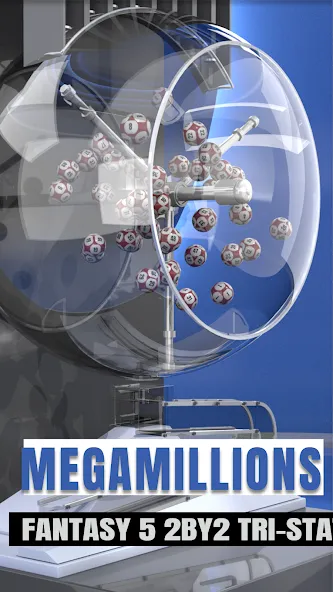 Lottery machine U.S. на Андроид — Улучшенный генератор лотерейных чисе? — скриншот 1